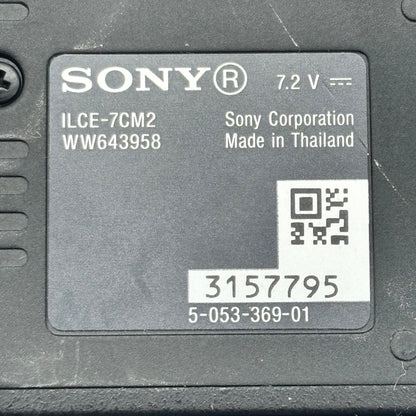 Sony Alpha A7C II 33MP Full Frame Interchangeable Lens Hybrid Camera Body Only