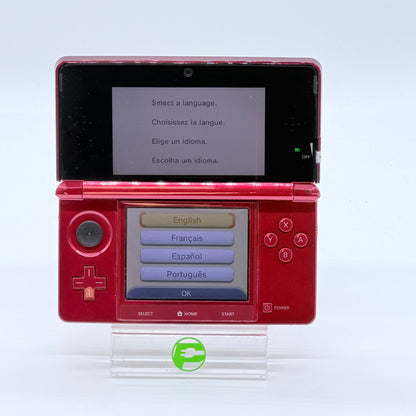 Nintendo 3DS Handheld Game Console CTR-001 Metallic Red